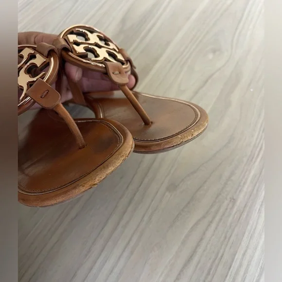 Tory Burch Tan Leather Sandals - Picture 3 of 12